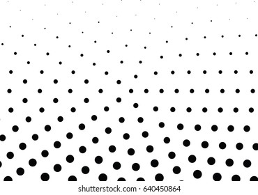 Abstract halftone dotted background. Monochrome pattern with dot and circles.  Vector modern futuristic texture for posters, sites, business cards, postcards, interior design, labels and stickers.