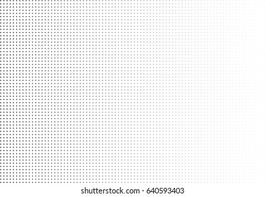Abstract halftone dotted background. Monochrome pattern with stars.   