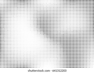 Abstract halftone dotted background. Monochrome pattern with dot and circles.  Vector modern futuristic texture for posters, sites, business cards, cover postcards, interior design, labels, stickers.