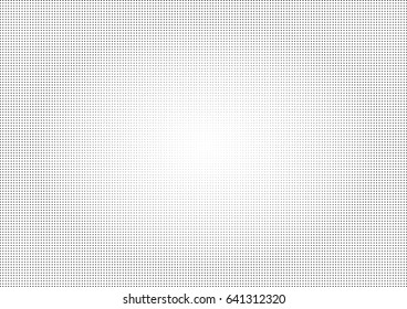 Abstract halftone dotted background. Monochrome pattern with dot and circles.  Vector modern futuristic texture for posters, sites, business cards, cover postcards, interior design, labels, stickers.