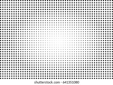 Abstract halftone dotted background. Monochrome pattern with dot and circles.  Vector modern futuristic texture for posters, sites, business cards, cover postcards, interior design, labels, stickers.