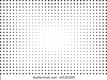 Abstract halftone dotted background. Monochrome pattern with dot and circles.  Vector modern futuristic texture for posters, sites, business cards, cover postcards, interior design, labels, stickers.