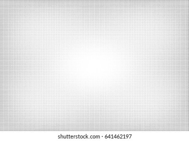 Abstract halftone dotted background. Monochrome pattern with square.  Vector modern futuristic texture for posters, sites, cover, business cards, postcards, interior design, labels and stickers.
