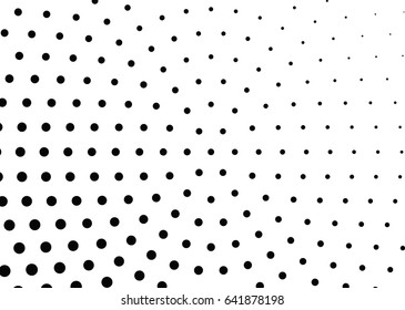 Abstract halftone dotted background. Monochrome pattern with dot and circles.  