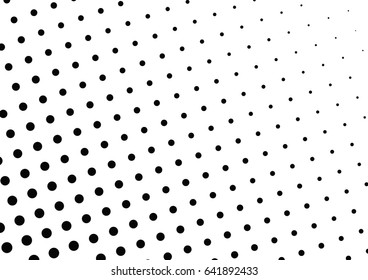 Abstract halftone dotted background. Monochrome pattern with dot and circles.  Vector modern futuristic texture for posters, sites, business cards, postcards, interior design, labels and stickers.