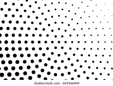 Abstract halftone dotted background. Monochrome pattern with dot and circles.  Vector modern futuristic texture for posters, sites, business cards, postcards, interior design, labels and stickers.