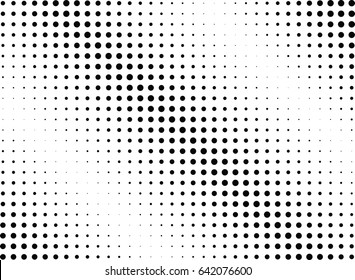 Abstract halftone dotted background. Monochrome pattern with dot and circles.  Vector modern futuristic texture for posters, sites, business cards, postcards, interior design, labels and stickers.