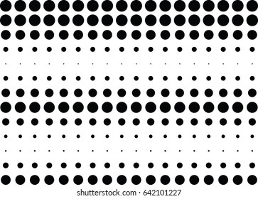 Abstract halftone dotted background. Monochrome pattern with dot and circles.  Vector modern futuristic texture for posters, sites, business cards, postcards, interior design, labels and stickers.