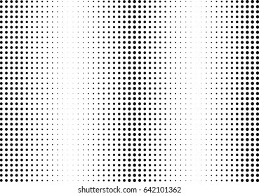 Abstract halftone dotted background. Monochrome pattern with dot and circles.  Vector modern futuristic texture for posters, sites, business cards, postcards, interior design, labels and stickers.
