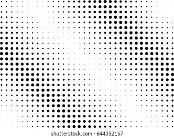 Abstract halftone dotted background. Monochrome pattern with dot and circles.  Vector modern futuristic texture for posters, sites, business cards, postcards, interior design, labels and stickers.