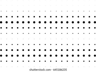 Abstract halftone dotted background. Monochrome pattern with dot and circles.  Vector modern futuristic texture for posters, sites, business cards, postcards, interior design, labels and stickers.