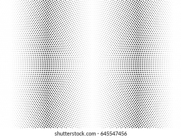 Abstract halftone dotted background. Monochrome pattern with dot and circles.  Vector modern futuristic texture for posters, sites, business cards, cover postcards, interior design, labels, stickers.
