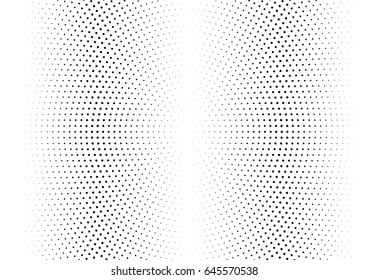 Abstract halftone dotted background. Monochrome pattern with dot and circles.  Vector modern futuristic texture for posters, sites, business cards, postcards, interior design, labels and stickers.