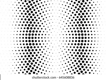 Abstract halftone dotted background. Monochrome pattern with dot and circles.  Vector modern futuristic texture for posters, sites, business cards, postcards, interior design, labels and stickers.