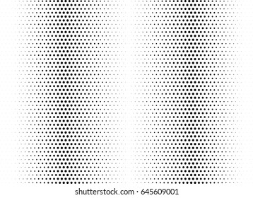 Abstract halftone dotted background. Monochrome pattern with dot and circles.  Vector modern futuristic texture for posters, sites, business cards, postcards, interior design, labels and stickers.