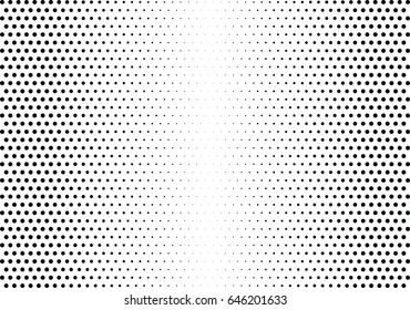 Abstract halftone dotted background. Monochrome pattern with dot and circles.  Vector modern futuristic texture for posters, sites, business cards, postcards, interior design, labels and stickers.