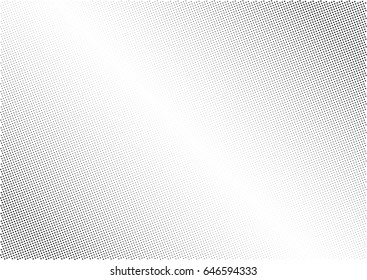 Abstract halftone dotted background. Monochrome pattern with stars.  Vector modern futuristic texture for posters, sites, business cards, postcards, labels and stickers. Design mock-up layout.