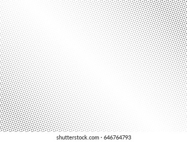 Abstract halftone dotted background. Monochrome pattern with stars.  Vector modern futuristic texture for posters, sites, business cards, postcards, labels and stickers. Design mock-up layout.