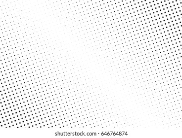 Abstract halftone dotted background. Monochrome pattern with stars.  Vector modern futuristic texture for posters, sites, business cards, postcards, labels and stickers. Design mock-up layout.