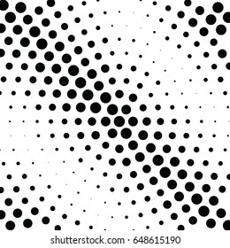 Abstract halftone dotted background. Monochrome pattern with dot and circles.  Vector modern futuristic texture for posters, sites, business cards, cover postcards, interior design, labels, stickers.