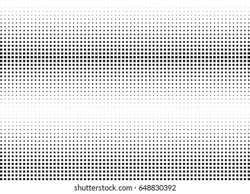 Abstract halftone dotted background. Monochrome pattern with square.  Vector modern futuristic texture for posters, sites, cover, business cards, postcards, interior design, labels and stickers.