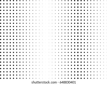 Abstract halftone dotted background. Monochrome pattern with dot and circles.  Vector modern futuristic texture for posters, sites, business cards, cover postcards, interior design, labels, stickers.