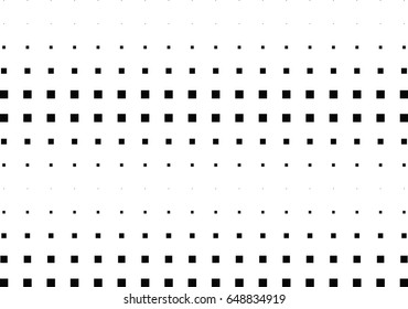Abstract halftone dotted background. Monochrome pattern with square.  Vector modern futuristic texture for posters, sites, cover, business cards, postcards, interior design, labels and stickers.