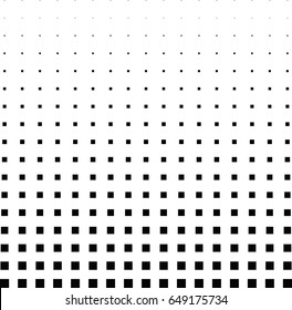 Abstract halftone dotted background. Monochrome pattern with square.  Vector modern futuristic texture for posters, sites, cover, business cards, postcards, interior design, labels and stickers.