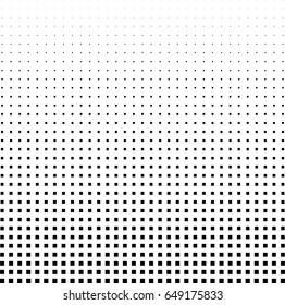 Abstract halftone dotted background. Monochrome pattern with square.  Vector modern futuristic texture for posters, sites, cover, business cards, postcards, interior design, labels and stickers.