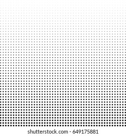 Abstract halftone dotted background. Monochrome pattern with square.  Vector modern futuristic texture for posters, sites, cover, business cards, postcards, interior design, labels and stickers.