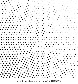 Abstract halftone dotted background. Monochrome pattern with dot and circles.  Vector modern futuristic texture for posters, sites, business cards, cover postcards, interior design, labels, stickers.
