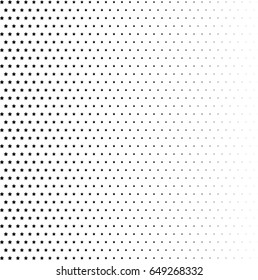 Abstract halftone dotted background. Monochrome pattern with stars.  Vector modern futuristic texture for posters, sites, business cards, postcards, labels, cover, stickers. Design mock-up layout.