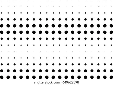 Abstract halftone dotted background. Monochrome pattern with dot and circles.  Vector modern futuristic texture for posters, sites, business cards, cover postcards, interior design, labels, stickers.