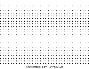 Abstract halftone dotted background. Monochrome pattern with dot and circles.  Vector modern futuristic texture for posters, sites, business cards, cover postcards, interior design, labels, stickers.