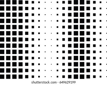 Abstract halftone dotted background. Monochrome pattern with square.  Vector modern futuristic texture for posters, sites, cover, business cards, postcards, interior design, labels and stickers.