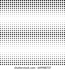 Abstract halftone dotted background. Monochrome pattern with dot and circles.  Vector modern futuristic texture for posters, sites, business cards, cover postcards, interior design, labels, stickers.