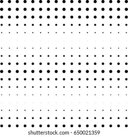 Abstract halftone dotted background. Monochrome pattern with dot and circles.  Vector modern futuristic texture for posters, sites, business cards, cover postcards, interior design, labels, stickers.