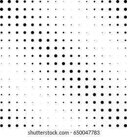 Abstract halftone dotted background. Monochrome pattern with dot and circles.  Vector modern futuristic texture for posters, sites, business cards, cover postcards, interior design, labels, stickers.