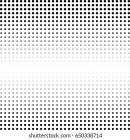 Abstract halftone dotted background. Monochrome pattern with dot and circles.  Vector modern futuristic texture for posters, sites, business cards, cover postcards, interior design, labels, stickers.