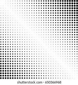 Abstract halftone dotted background. Monochrome pattern with dot and circles.  Vector modern futuristic texture for posters, sites, business cards, cover postcards, interior design, labels, stickers.