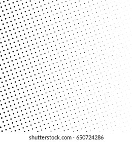 Abstract halftone dotted background. Monochrome pattern with dot and circles.  Vector modern futuristic texture for posters, sites, business cards, cover postcards, interior design, labels, stickers.