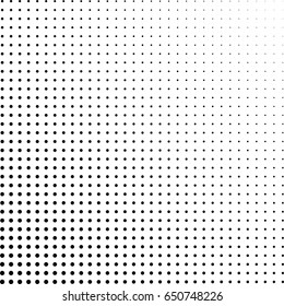 Abstract halftone dotted background. Monochrome pattern with dot and circles.  Vector modern futuristic texture for posters, sites, business cards, cover postcards, interior design, labels, stickers.