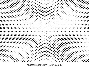 Abstract halftone dotted background. Monochrome pattern with dot and circles.  Vector modern futuristic texture for posters, sites, business cards, cover postcards, interior design, labels, stickers.