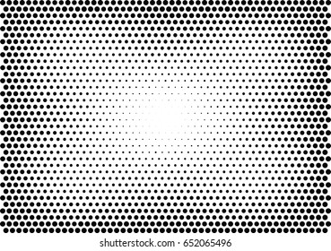 Abstract halftone dotted background. Monochrome pattern with dot and circles.  Vector modern futuristic texture for posters, sites, business cards, cover postcards, interior design, labels, stickers.