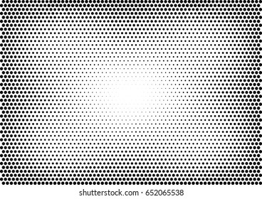 Abstract halftone dotted background. Monochrome pattern with dot and circles.  Vector modern futuristic texture for posters, sites, business cards, cover postcards, interior design, labels, stickers.