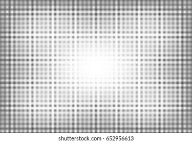 Abstract halftone dotted background. Monochrome pattern with dot, torus, circles.  Vector modern futuristic texture for poster, site, business card, postcard, interior design, label, cover, sticker