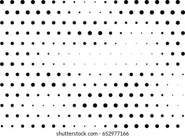 Abstract halftone dotted background. Monochrome pattern with dot and circles.  Vector modern futuristic texture for posters, sites, business cards, cover postcards, interior design, labels, stickers.