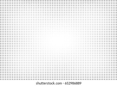 Abstract halftone dotted background. Monochrome pattern with dot, torus, circles.  Vector modern futuristic texture for poster, site, business card, postcard, interior design, label, cover, sticker