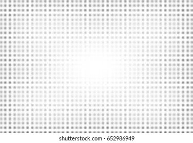 Abstract halftone dotted background. Monochrome pattern with dot, torus, circles.  Vector modern futuristic texture for poster, site, business card, postcard, interior design, label, cover, sticker