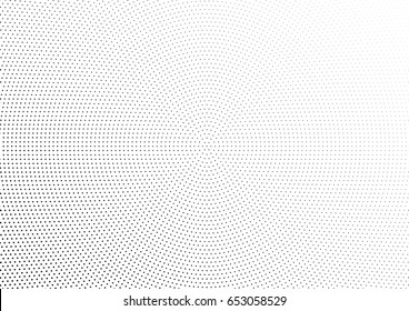 Abstract halftone dotted background. Monochrome pattern with square.  Vector modern futuristic texture for posters, sites, cover, business cards, postcards, interior design, labels and stickers.